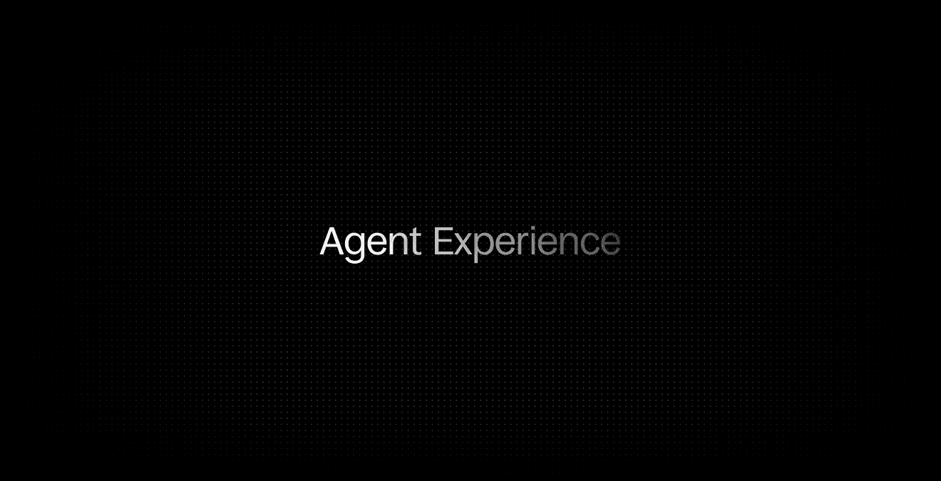 Illustration for the Agent Experience benchmark launch